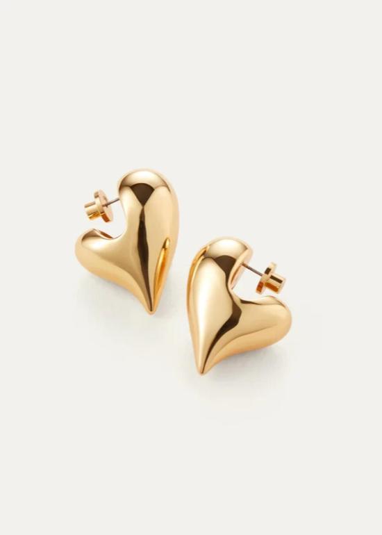  제니 버드 이어링 아트 하트 퍼프