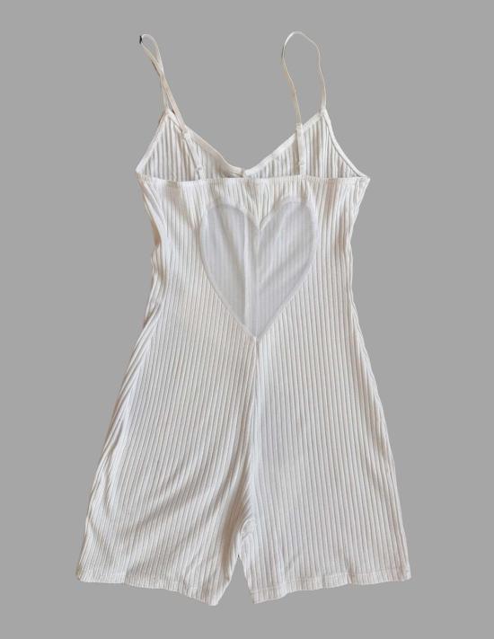  Only Hearts 라운지 웨어 So Fine 에코 리브 하트 원피스 화이트