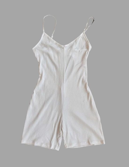  Only Hearts 라운지 웨어 So Fine 에코 리브 하트 원피스 화이트 - OTHER BRANDS