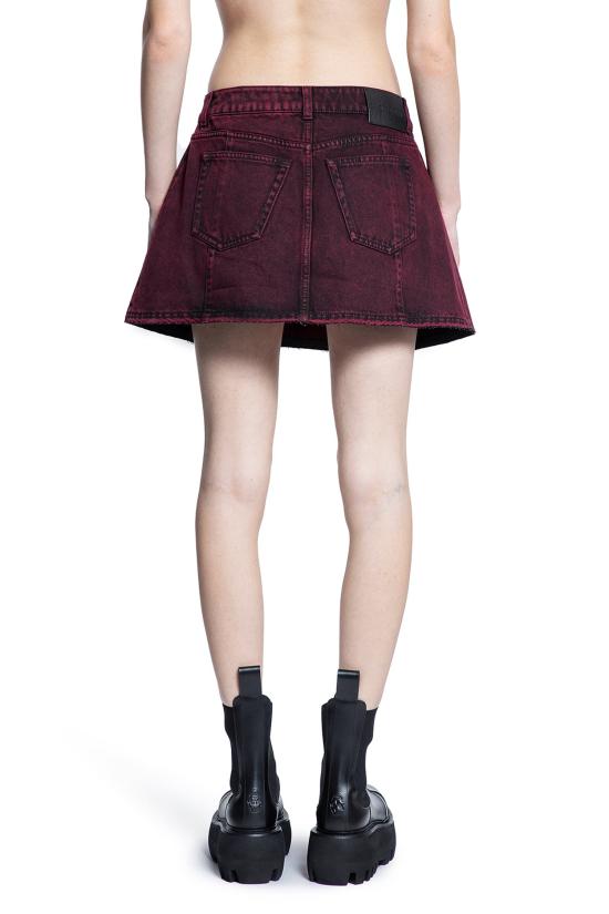  알렉산더 맥퀸 숏 스커트 817637QMAC06136 Red - ALEXANDER MCQUEEN