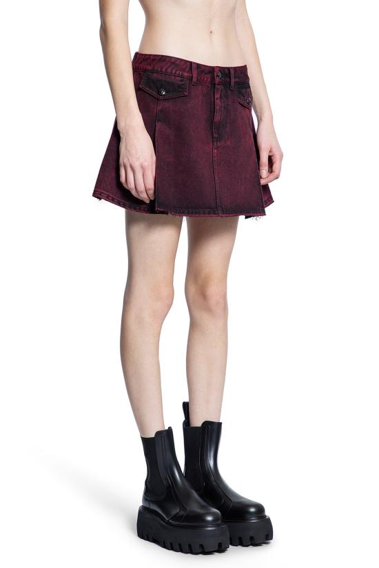  알렉산더 맥퀸 숏 스커트 817637QMAC06136 Red - ALEXANDER MCQUEEN