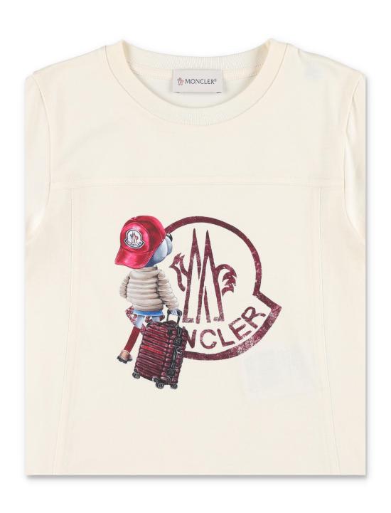 25SS [키즈] 몽클레어 폴로 셔츠 8D0000189AT9 050 WHITE - MONCLER