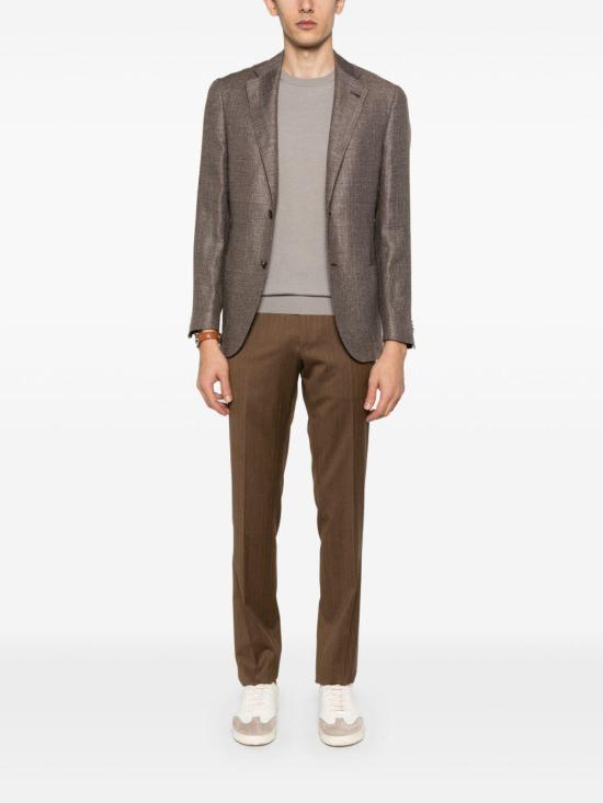 25SS 꼬르넬리아니 반팔 티셔츠 25M5402525170 025 GREY - CORNELIANI