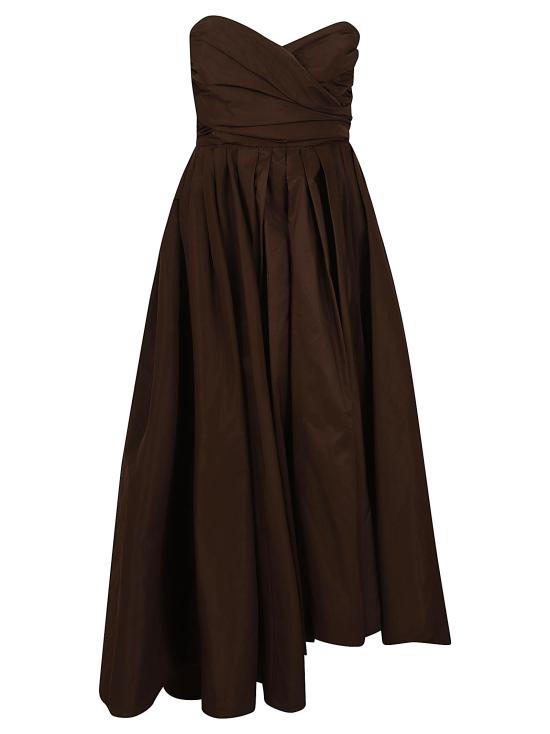 25SS 핑코 원피스 104937 Y3LE L71 MARRONE TERRA SCURO BROWN