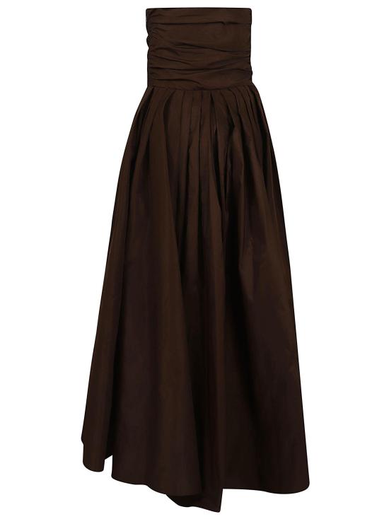 25SS 핑코 원피스 104937 Y3LE L71 MARRONE TERRA SCURO BROWN - PINKO