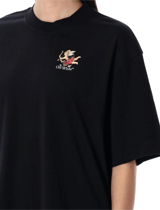 25SS 오프화이트 반팔 티셔츠 OWAA134S25JER001 1001 BLACK - OFF WHITE