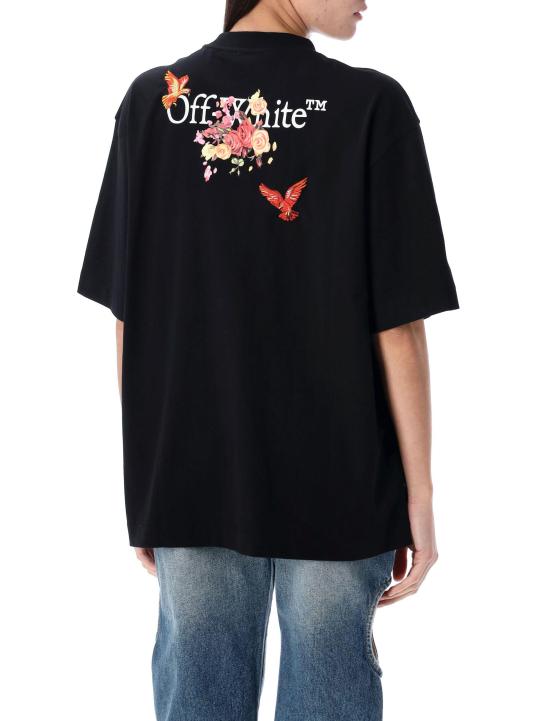 25SS 오프화이트 반팔 티셔츠 OWAA134S25JER001 1001 BLACK - OFF WHITE