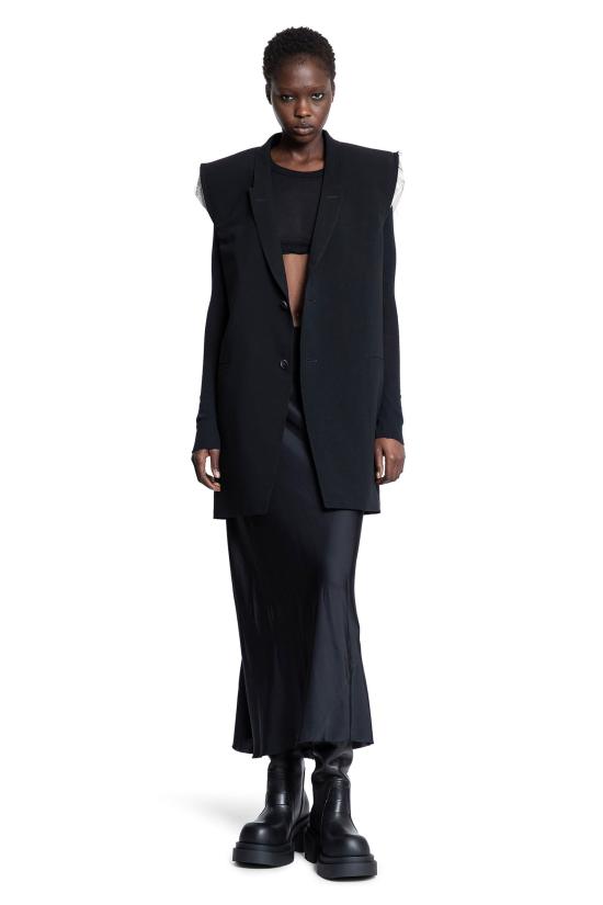  릭 오웬스 셔츠 RP01E7220UC09 Black - RICK OWENS