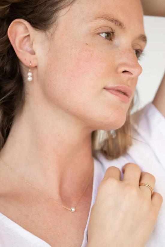  쉬나 마샬 주얼리 목걸이/팬던트 그릿 펄 네크리스 - SHEENA MARSHALL JEWELRY