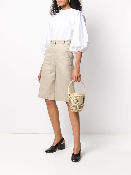  파투 우븐 버킷 백 토트백 AC0030043102V Beige - PATOU