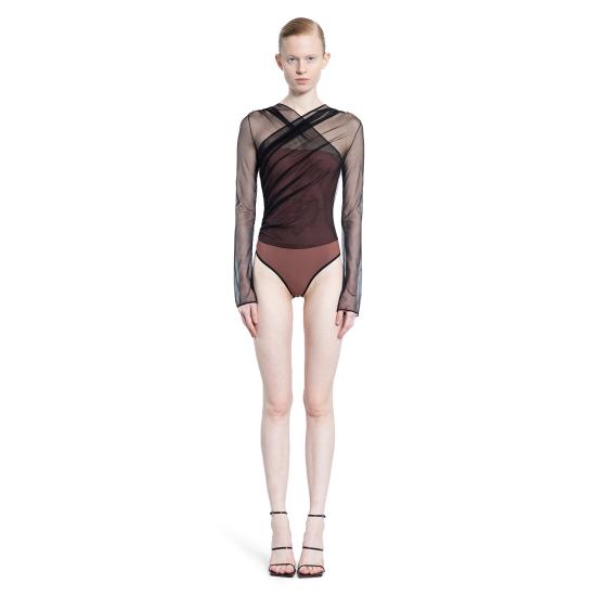  넨시 도자카 원피스 NDSS25TOP083BLACK Black