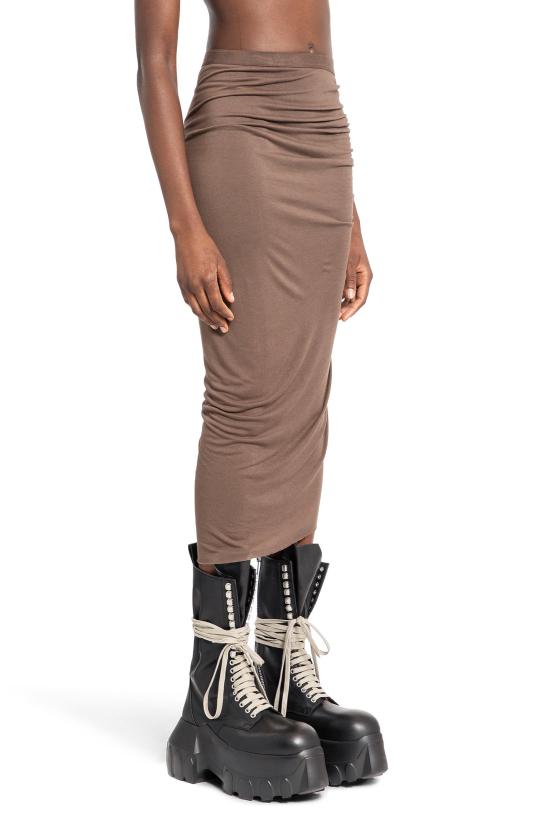  릭 오웬스 스커트 LI02D5310RV184 Beige - RICK OWENS