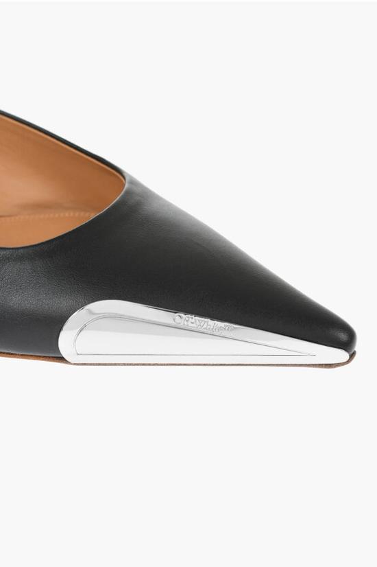  오프화이트 뮬/슬리퍼 OWIQ004S24LEA0011072 Black - OFF WHITE