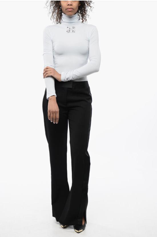  오프화이트 스트레이트 팬츠 OWCQ004C99FAB0011000 Black - OFF WHITE