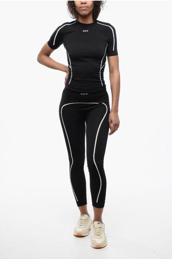  오프화이트 반팔 티셔츠 OWVA047S24KNI0011001 Black - OFF WHITE