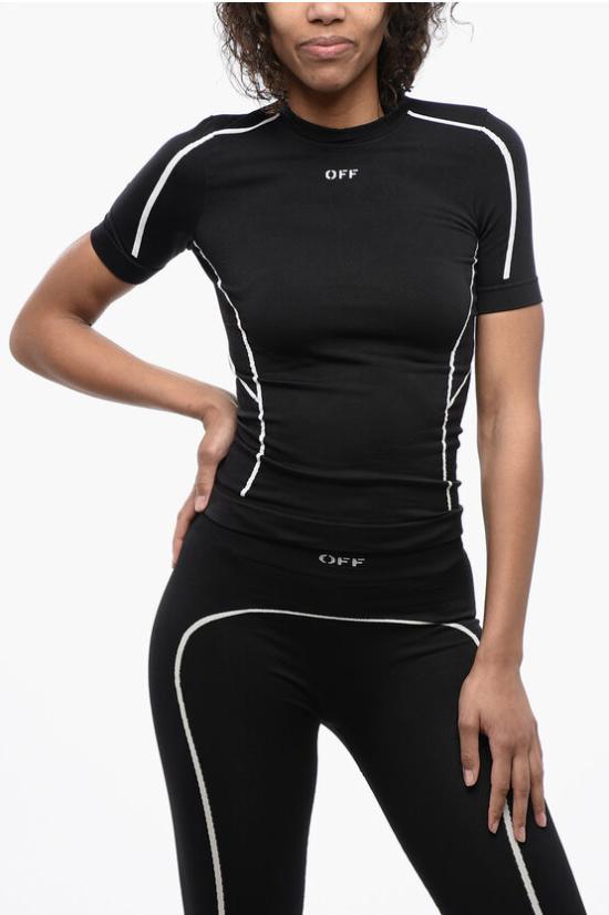  오프화이트 반팔 티셔츠 OWVA047S24KNI0011001 Black