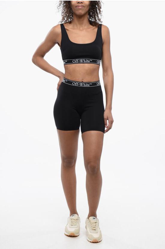  오프화이트 숏팬츠 OWVH051S24JER0011001 Black - OFF WHITE