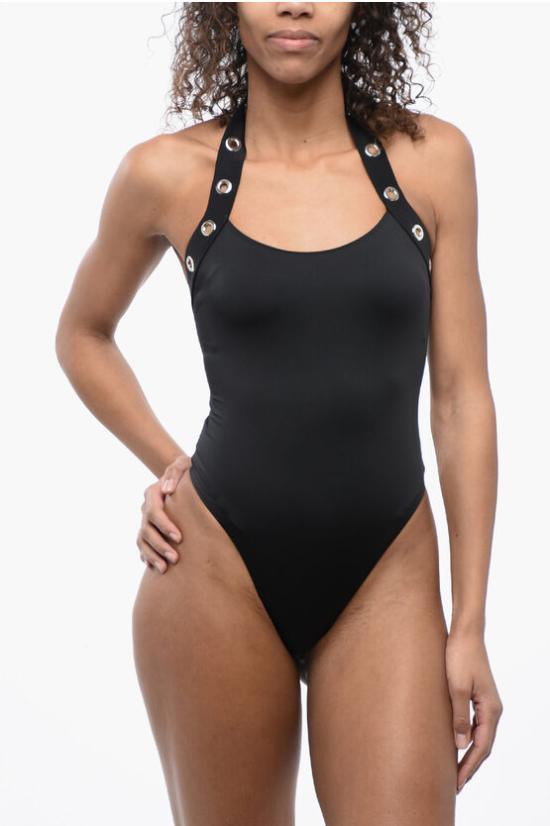  오프화이트 원피스 수영복 OWFC016S24FAB0011000 Black