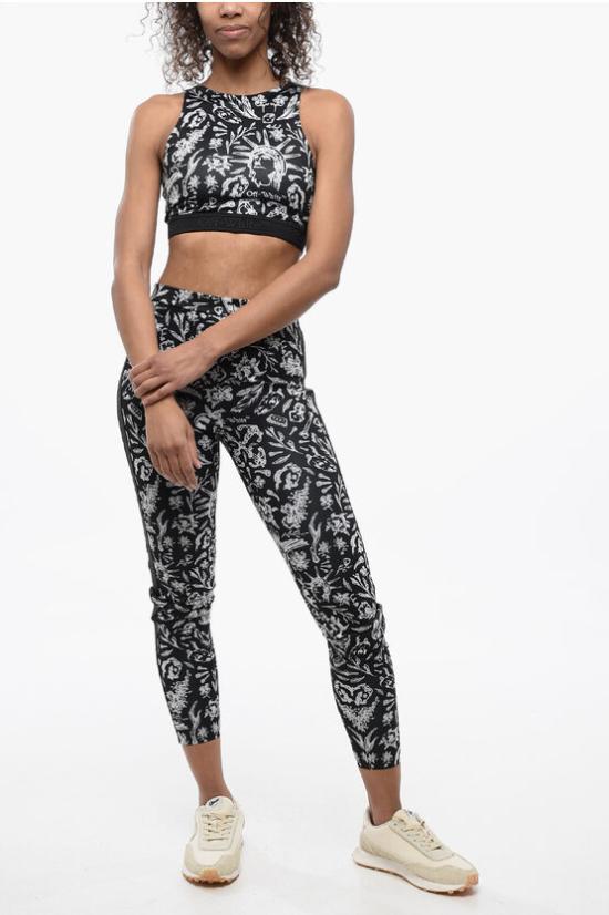  오프화이트 민소매 티셔츠 OWVO087S24JER0011010 Black White - OFF WHITE