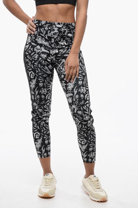  오프화이트 레깅스 OWVV013S24JER0011010 Black White