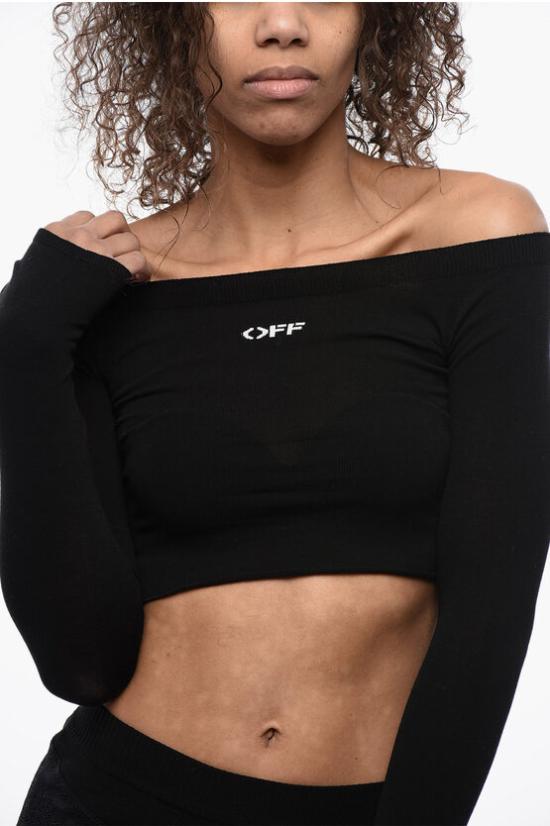  오프화이트 반팔 티셔츠 OWHE080S24KNI0021001 Black - OFF WHITE