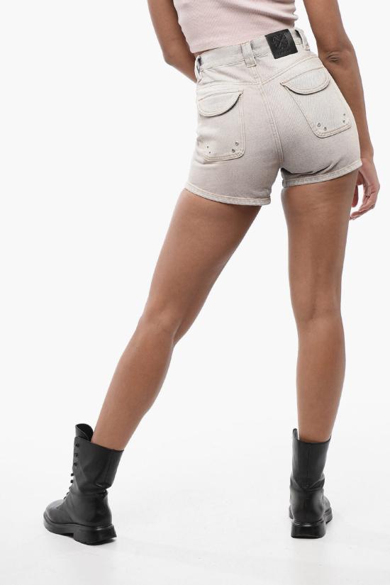  오프화이트 숏팬츠 OWYC016S24DEN0013600 Violet - OFF WHITE