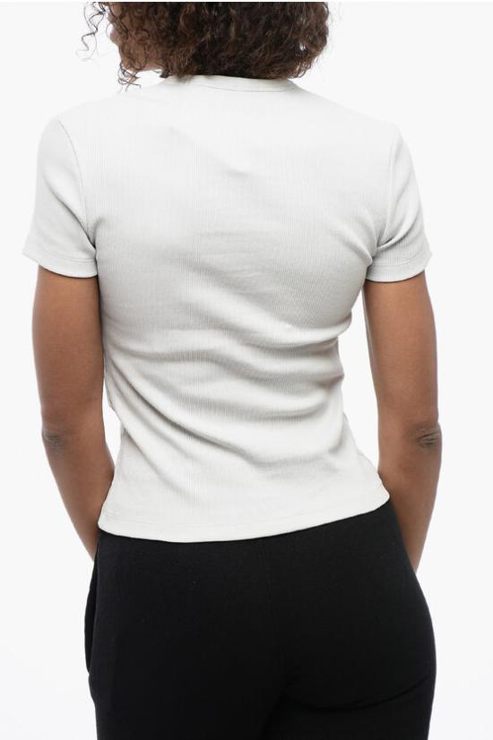  오프화이트 반팔 티셔츠 OWAA065S24JER0014040 Gray - OFF WHITE