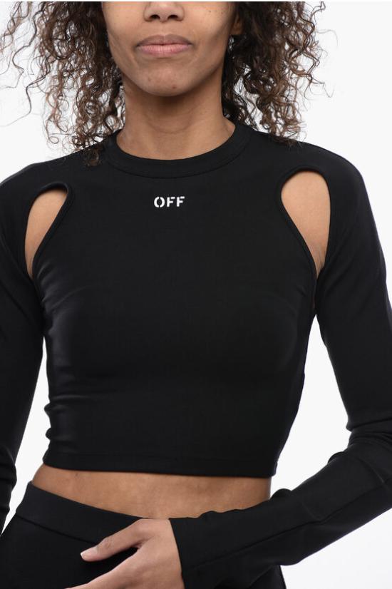  오프화이트 민소매 티셔츠 OWAD211C99JER0011001 Black - OFF WHITE