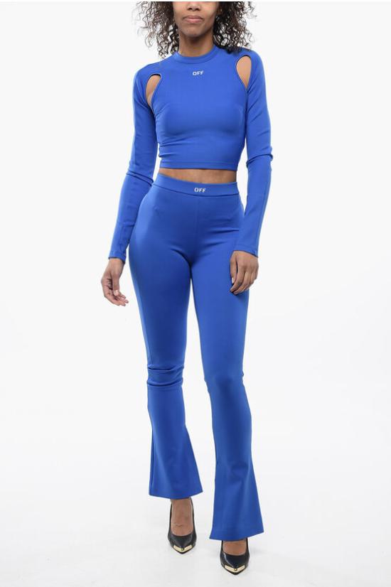  오프화이트 레깅스 OWCD023S24JER0014601 Blue - OFF WHITE