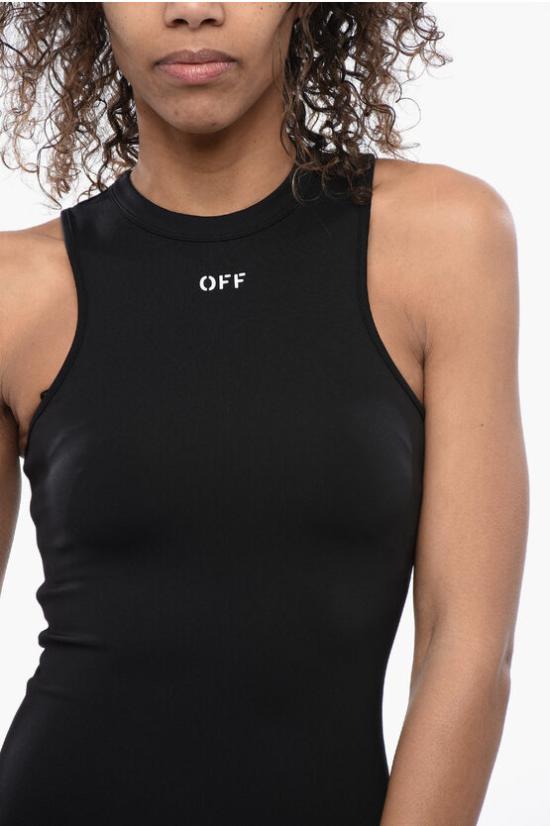  오프화이트 원피스 OWDB463C99JER0011001 Black - OFF WHITE