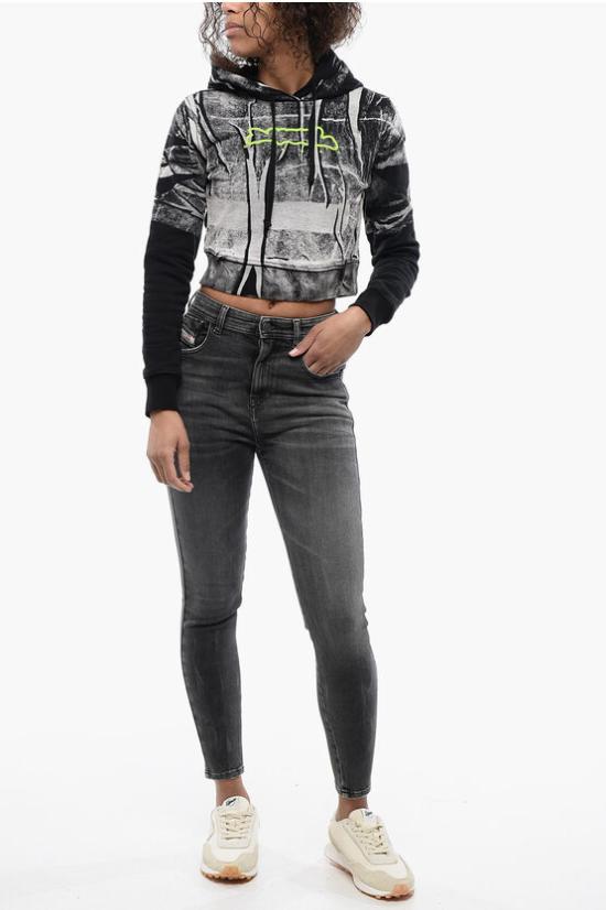  디젤 후드 티셔츠 A12547 0AMDV 141A Black - DIESEL