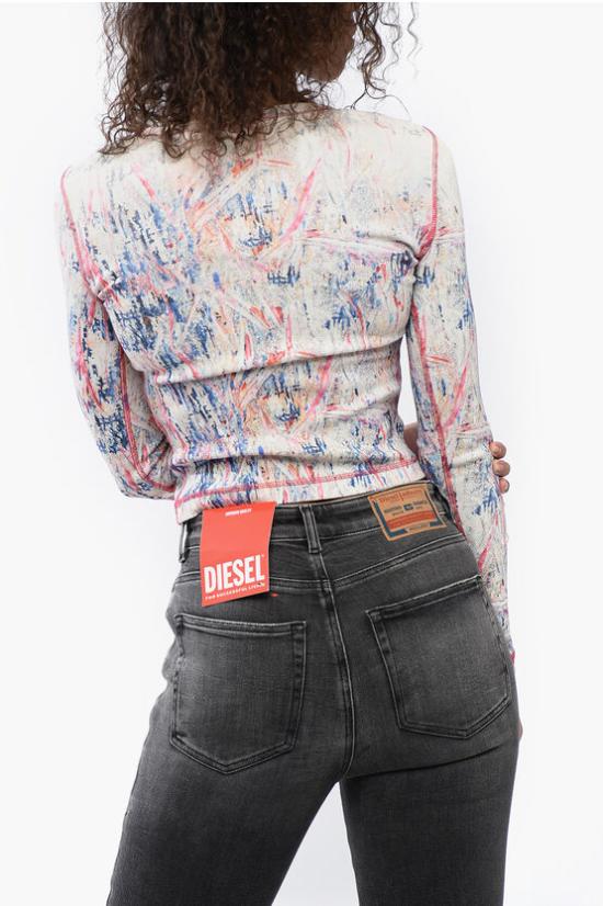  디젤 반팔 티셔츠 A13441 0QIAE 37IA Multicolor - DIESEL