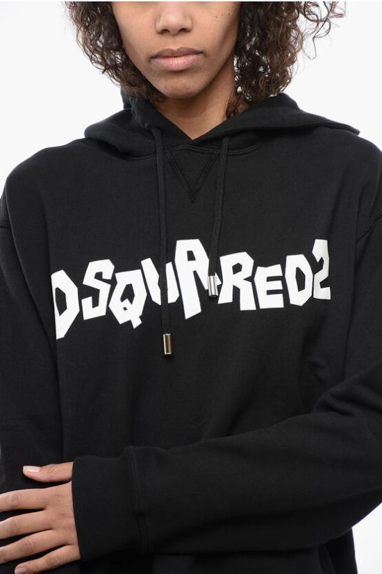  디스퀘어드2 후드 티셔츠 S72GU0421 S25539 900 Black - DSQUARED2