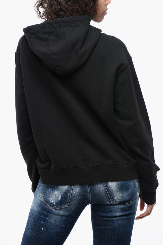  디스퀘어드2 후드 티셔츠 S72GU0421 S25539 900 Black - DSQUARED2