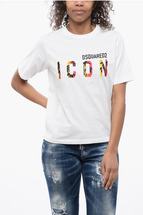  디스퀘어드2 반팔 티셔츠 S80GC0048 S23009 100 White