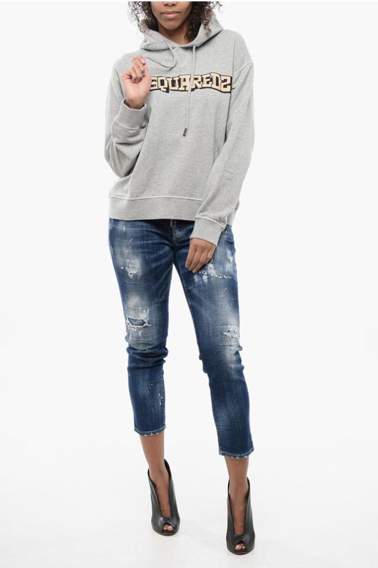  디스퀘어드2 후드 티셔츠 S72GU0415 S25584 857M Gray - DSQUARED2