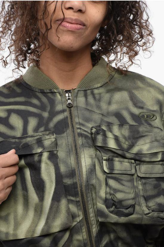  디젤 봄버 자켓 A12214 0WGAL 5AFA Green - DIESEL