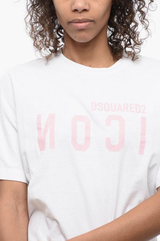  디스퀘어드2 반팔 티셔츠 S80GC0052 S22507 100 White - DSQUARED2