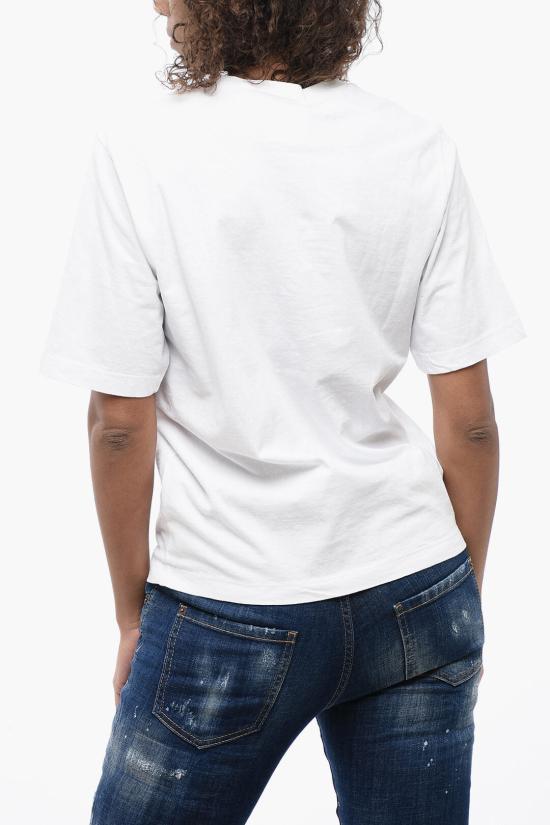 디스퀘어드2 반팔 티셔츠 S80GC0052 S22507 100 White - DSQUARED2