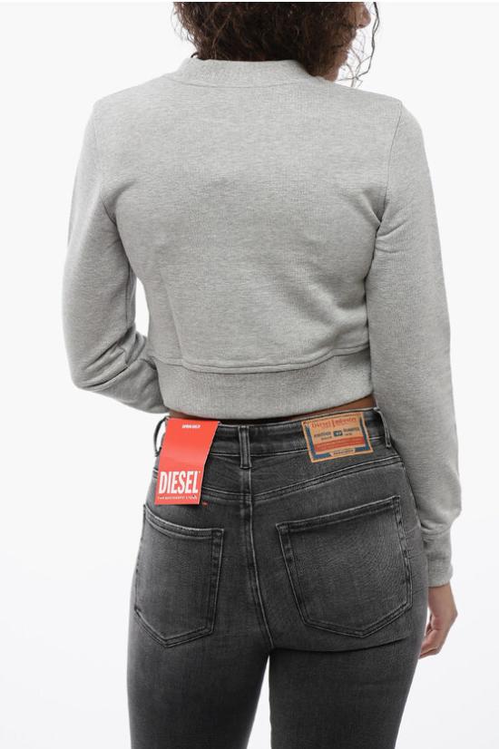  디젤 후드 티셔츠 A05028 0BAWT 9CB Gray - DIESEL