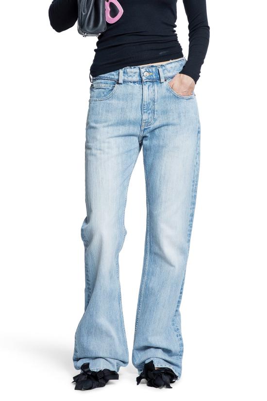  발렌시아가 팬츠 814225TRW592540 Blue - BALENCIAGA