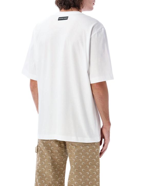 25SS 마린세르 반팔 티셔츠 MTT077ACJER0009WH10 WHITE DOM - MARINE SERRE