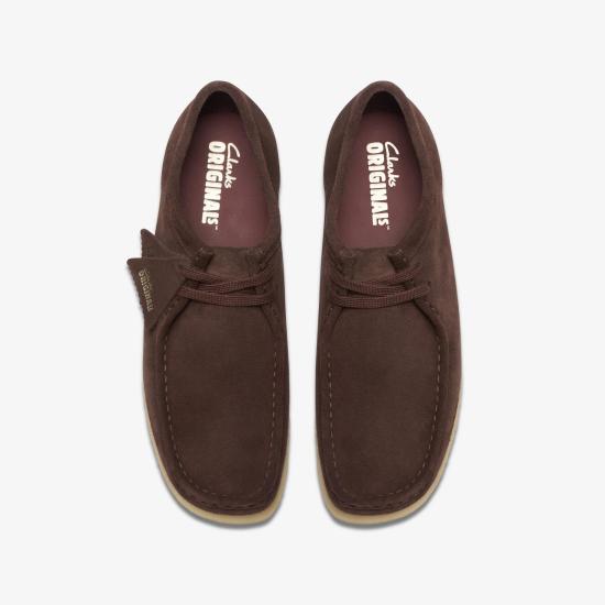  클락스 WALLABEE 왈라비 부츠 WALLABEE DARK BROWN SUEDE 26156606 - CLARKS