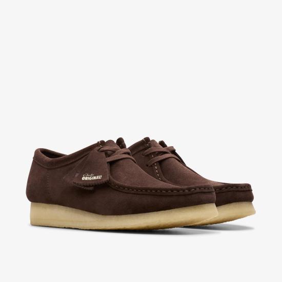  클락스 WALLABEE 왈라비 부츠 WALLABEE DARK BROWN SUEDE 26156606 - CLARKS