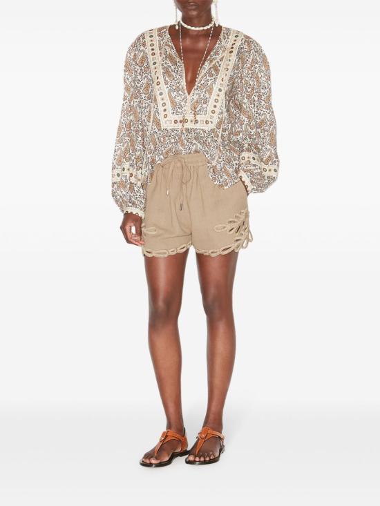 25SS 이자벨마랑에뚜왈 숏팬츠 SH0187FA C1J12E67LK Brown - ISABEL MARANT ETOILE