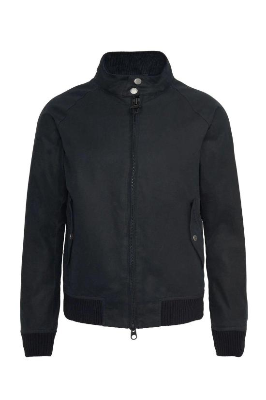  바버 가죽 자켓 MWX2237BK11 BLACK DOM