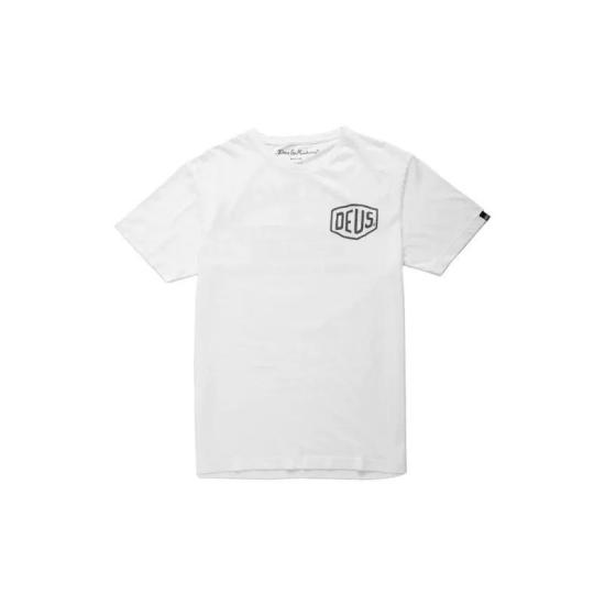 25SS 데우스 반팔 티셔츠 TDMW41808DWHT WHITE DOM