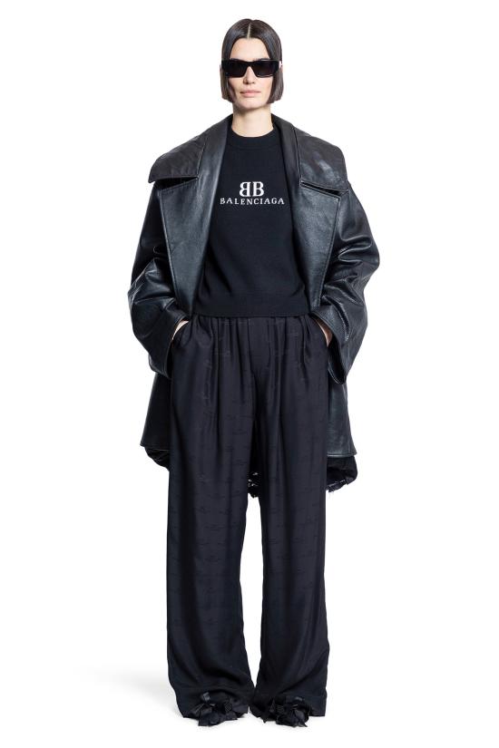  발렌시아가 팬츠 814016TRN071000 Black - BALENCIAGA