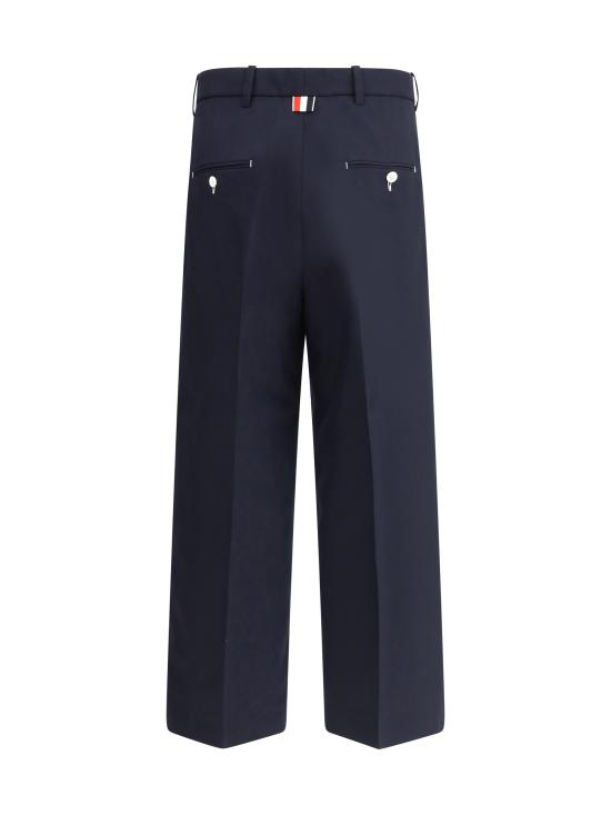 25SS 톰브라운 스트레이트 팬츠 FTC503A02872 415 BLUE - THOM BROWNE