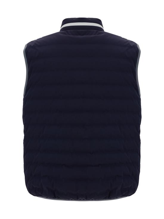 25SS 브루넬로 쿠치넬리 베스트 MM49A7460G C1086 BLUE - BRUNELLO CUCINELLI